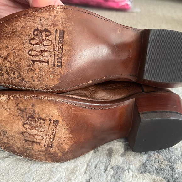 1883 Lucchese Brown boots 6 1/2B - Picture 4 of 7